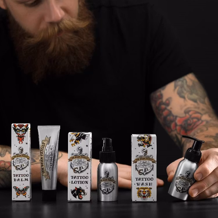 Mr Bear Family Tattoo Lotion