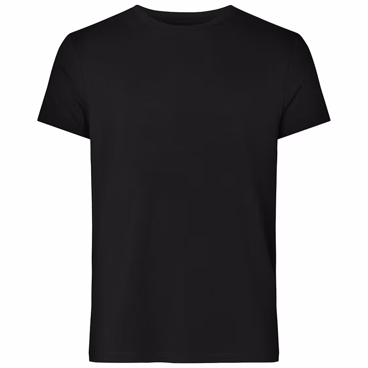 Resteröds R-Neck Tee Bamboo Black