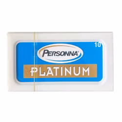 Personna Platinum Chrome Dubbelrakblad 10-pack