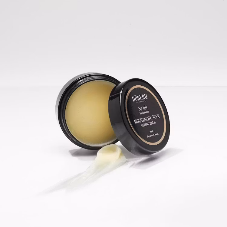 Nõberu of Sweden Moustache Wax Strong Hold Sandalwood