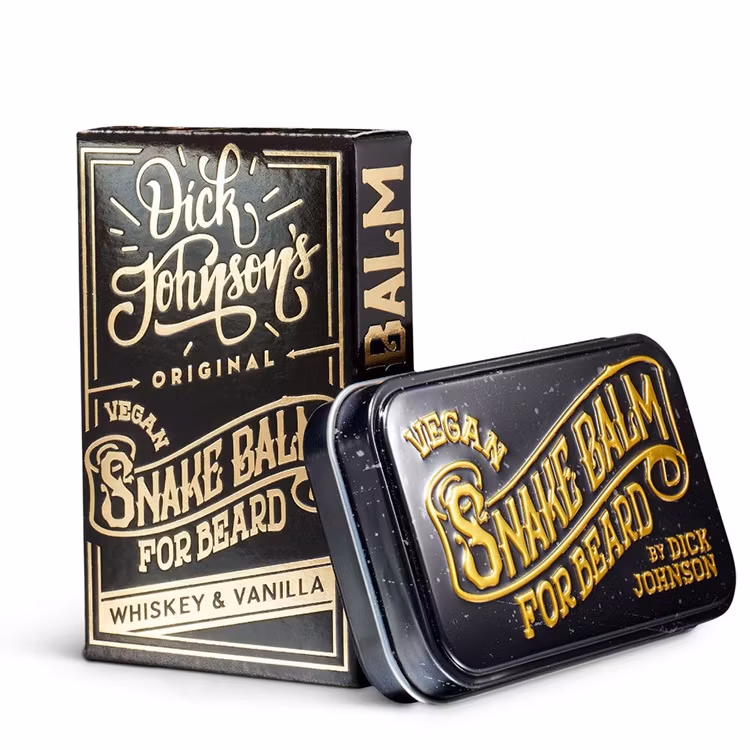 Dick Johnson Excuse My French Beard Balm Snake Balm