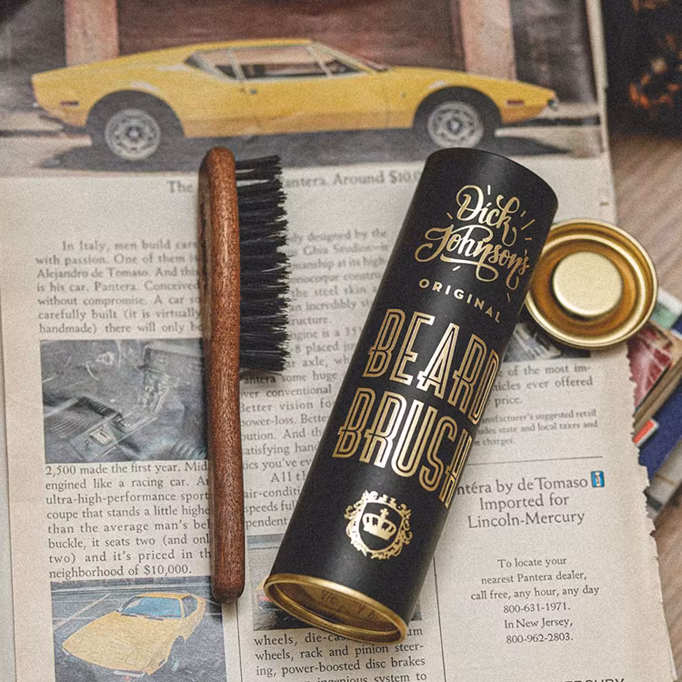 Dick Johnson Excuse My French Beard Brush