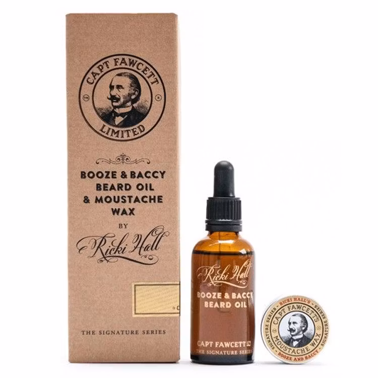 Captain Fawcett Ricki Hall Booze & Baccy Gift Set