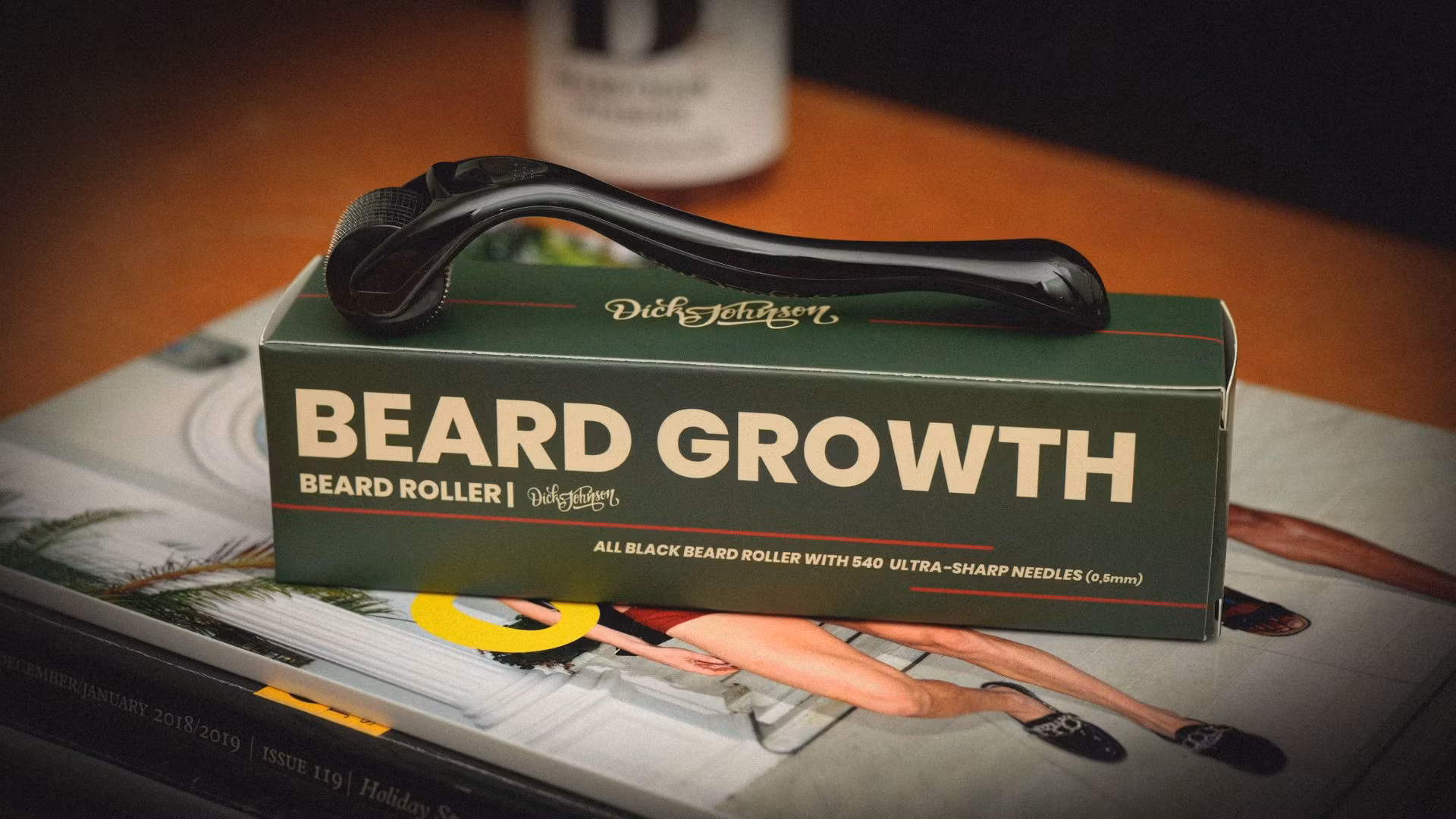 Dick Johnson Dick's Beard Lab Beard Growth Roller