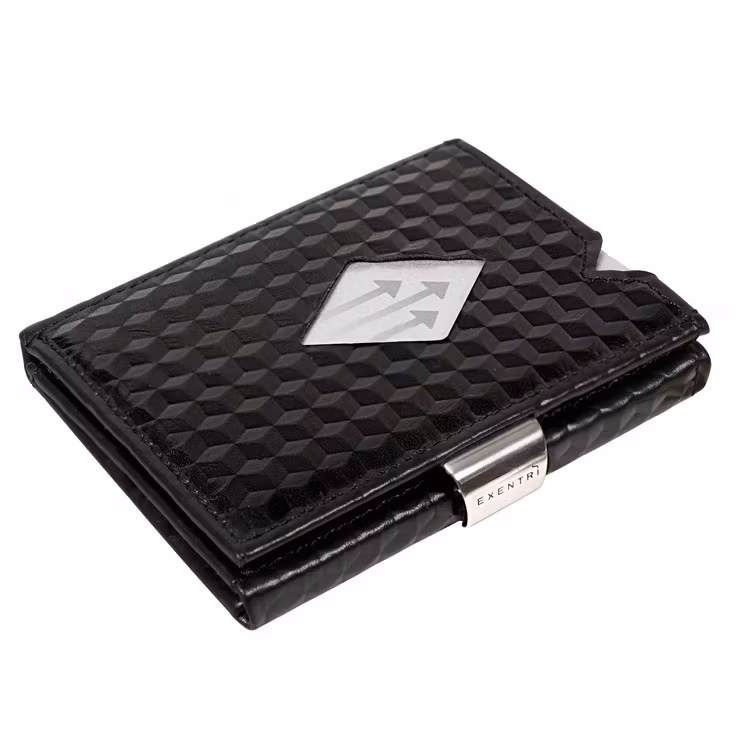 Exentri Wallet Black Cube