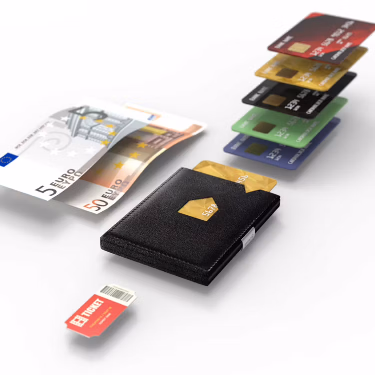 Exentri Wallet Black Cube