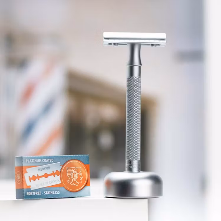 Merkur Rakhyvelställ Matt Chrome