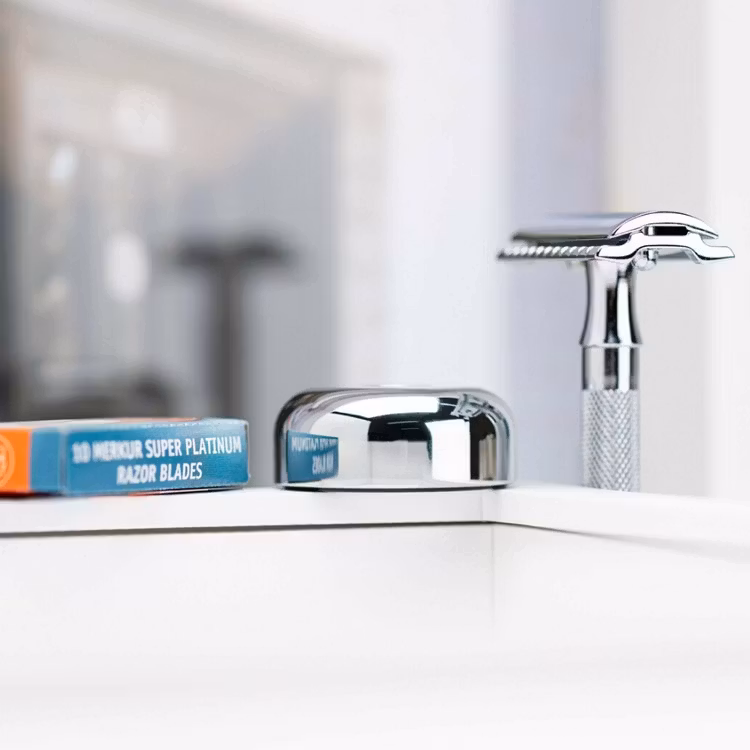 Merkur Rakhyvelställ Bright Chrome