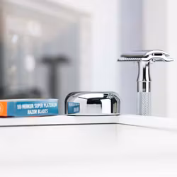 Merkur Rakhyvelställ Bright Chrome