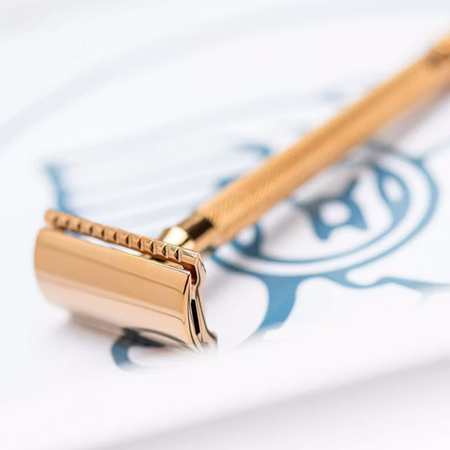 Merkur Säkerhetshyvel 24G Roseguld