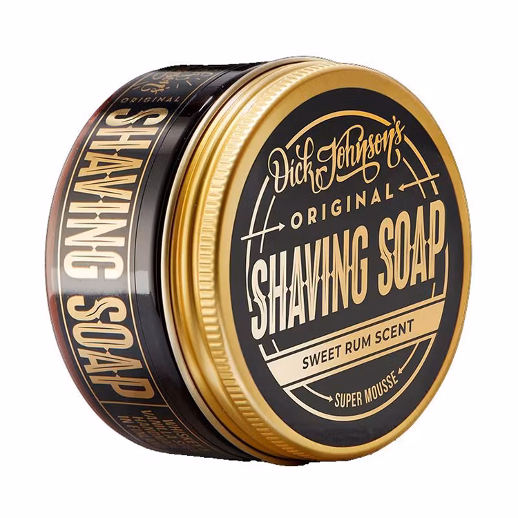 Dick Johnson Excuse My French Shaving Soap Sweet Rum Scent
