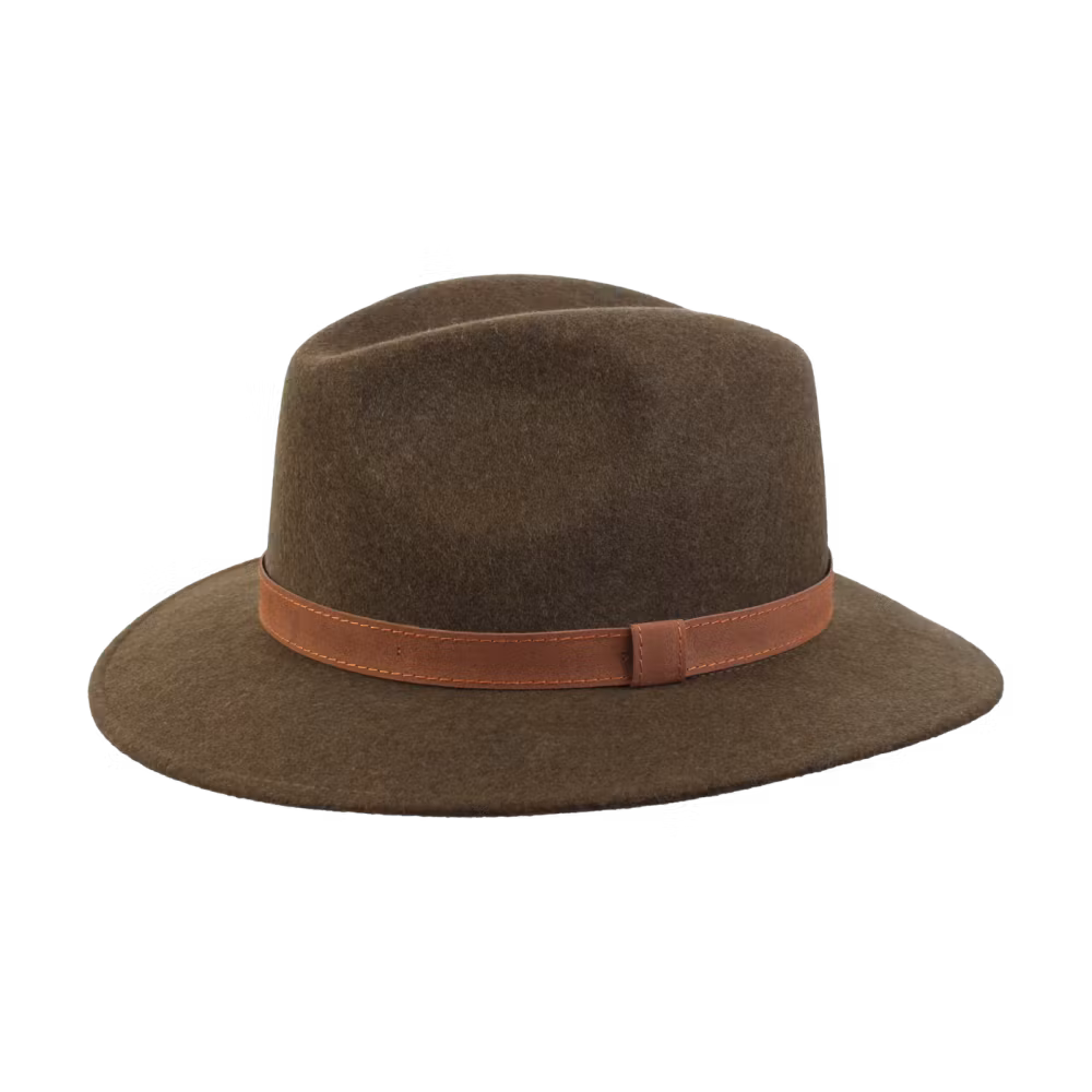 Wigens Bosco Wool Hat Dark Olive