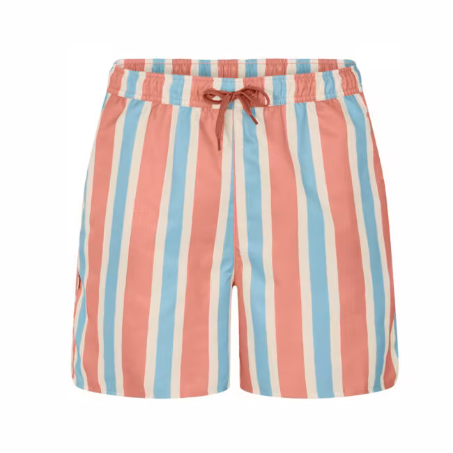 Resteröds Swimwear Warm Pink Stripe