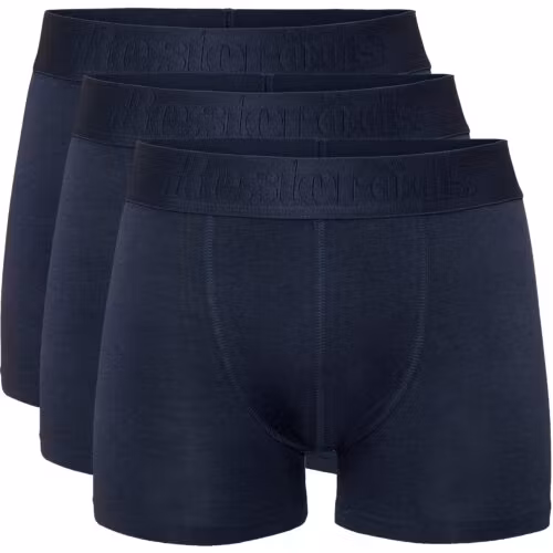 Resteröds Boxer Organic Cotton 3-pack Regular leg Navy