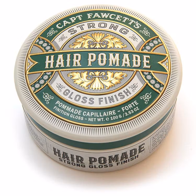 Captain Fawcett Strong Hold Pomade Green