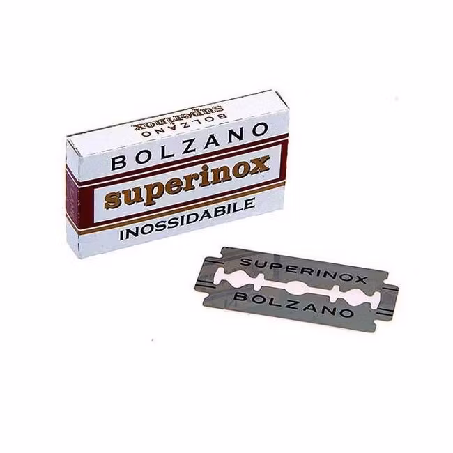 Bolzano Superinox Dubbelrakblad 5-p