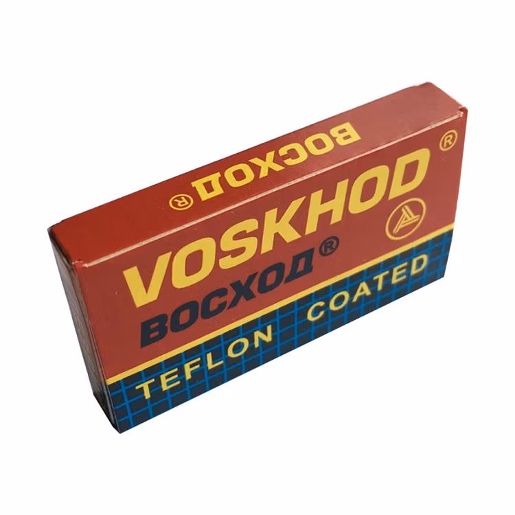 Voskhod Teflon Coated Dubbelrakblad 5-p