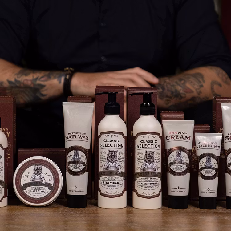 Mr Bear Family Aftershave & Face Lotion Golden Ember