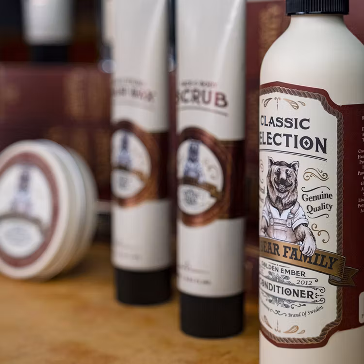 Mr Bear Family Aftershave & Face Lotion Golden Ember