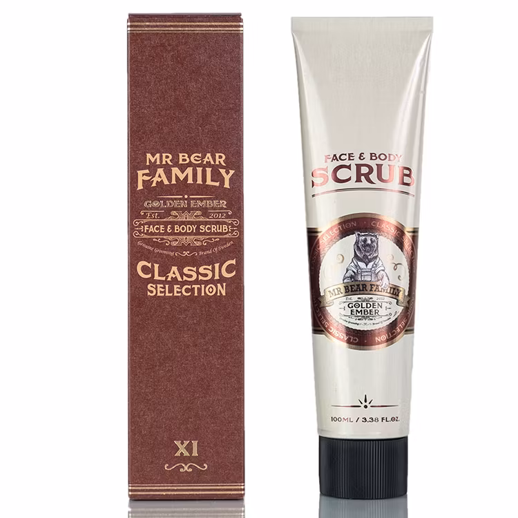 Mr Bear Family Face & Body Scrub Golden Ember