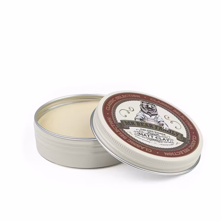 Mr Bear Family Pomade Matt Clay Golden Ember