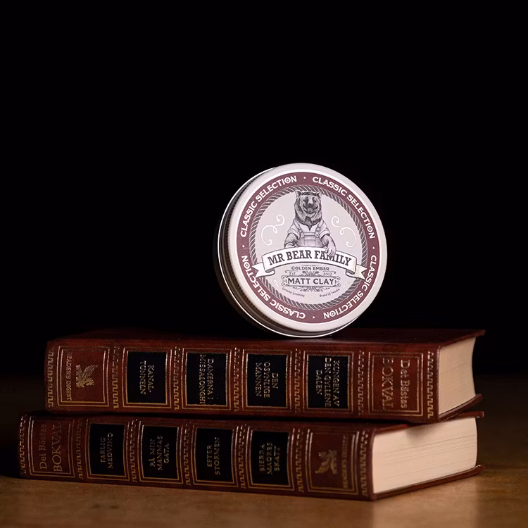 Mr Bear Family Pomade Matt Clay Golden Ember