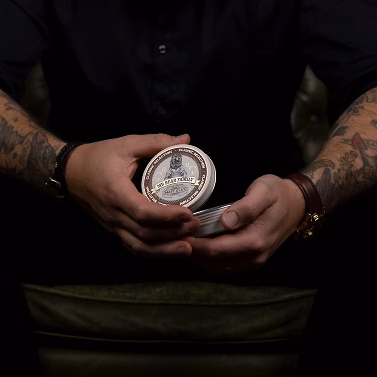 Mr Bear Family Pomade Matt Clay Golden Ember