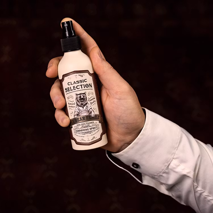 Mr Bear Family Grooming Spray Golden Ember