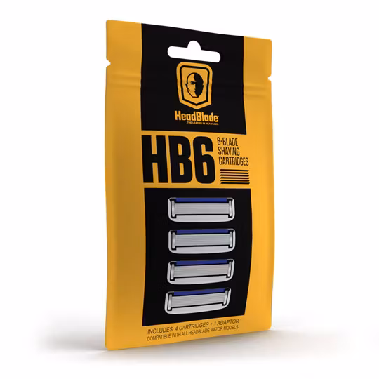 HeadBlade HB6 Blades 4-pack