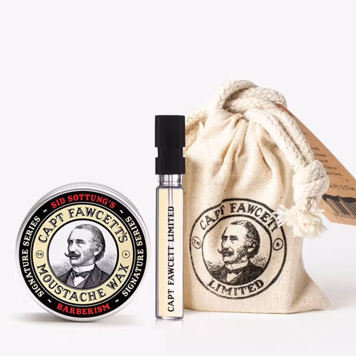 Captain Fawcett Moustache Kit Barberism