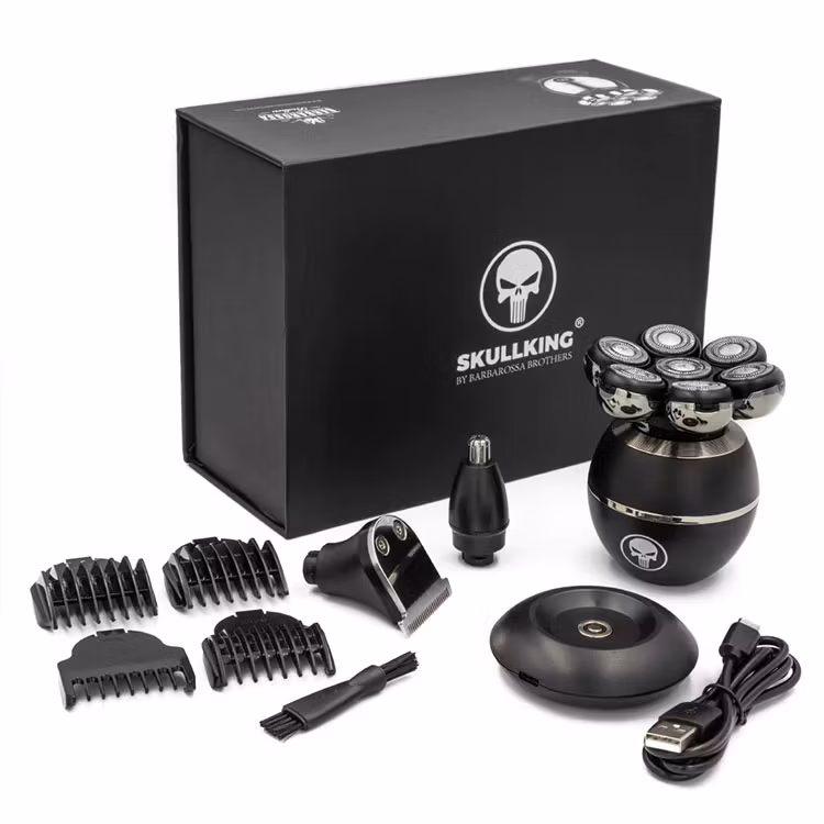 Barbarossa Brothers SkullKing Electric Head Shaver & Manscaper