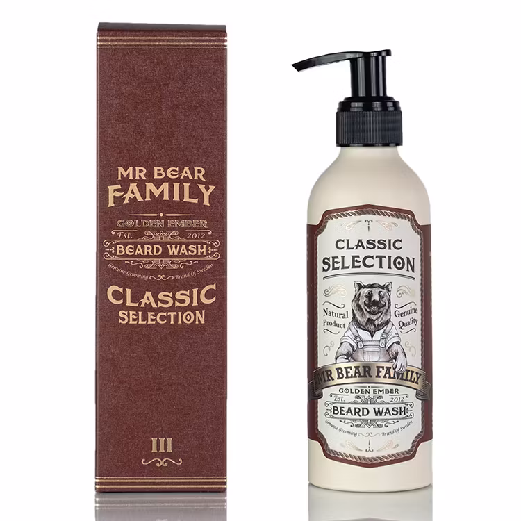 Mr Bear Family Beard Kit Golden Ember