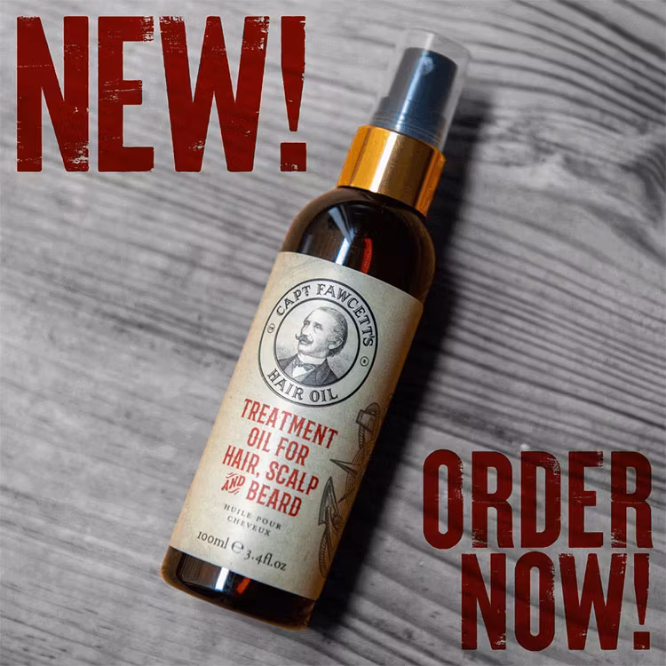 Captain Fawcett Treatment Oil for Hair, Scalp & Beard