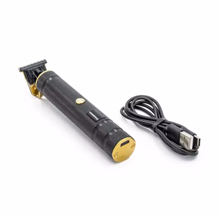 Barbarossa Brothers Skeleton Electric Head & Body Shaver Black & Gold