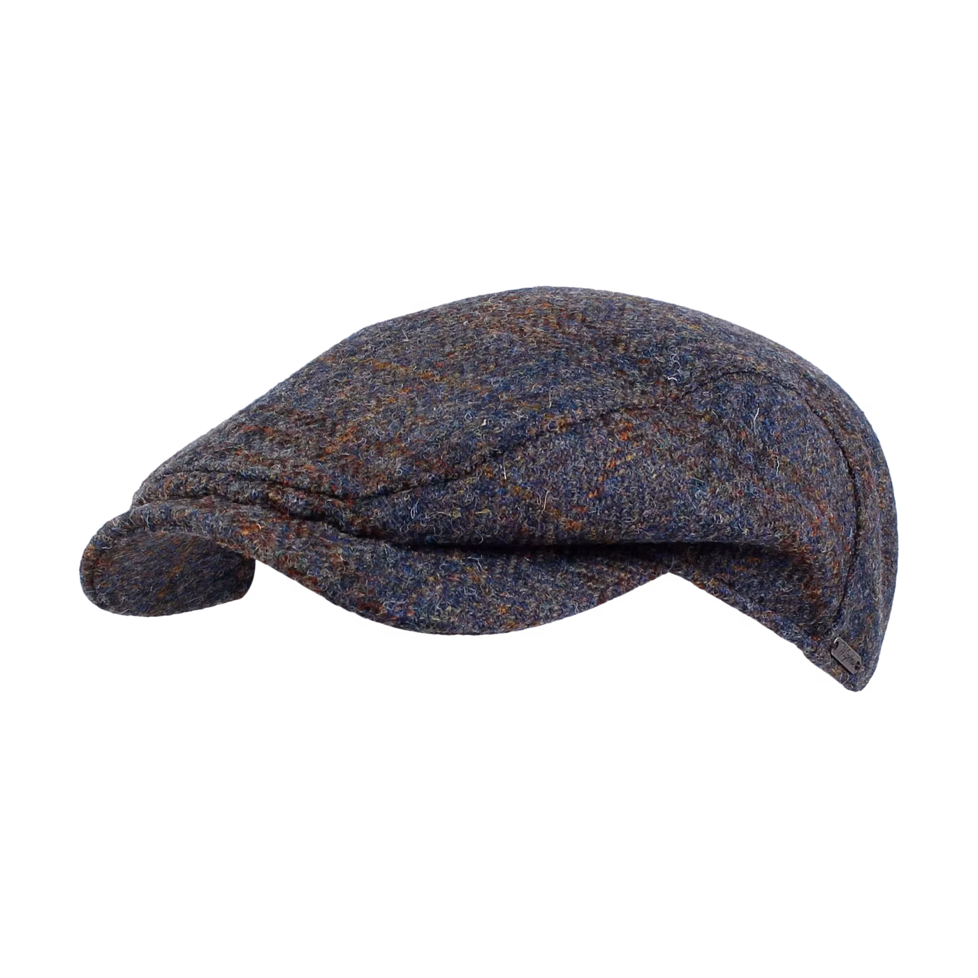 Wigens Harris Tweed Ivy Contemporary Cap 699 Navy