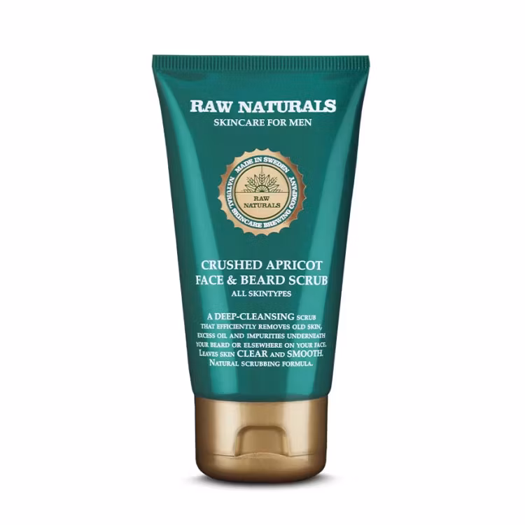 Raw Naturals Crushed Apricot Face & Beard Scrub