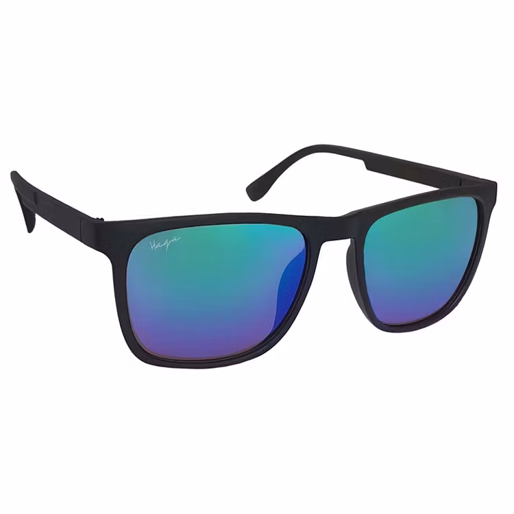 Haga Eyewear Solglasögon Sydney Matt Black Green Mirror