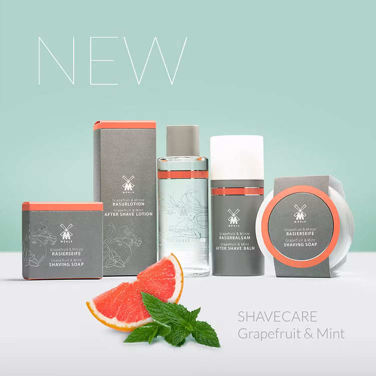 Mühle Grapefruit and Mint Shaving Soap