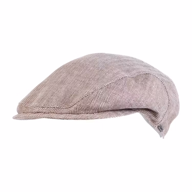 Wigens Ivy Slim Cap Herringbone Brown