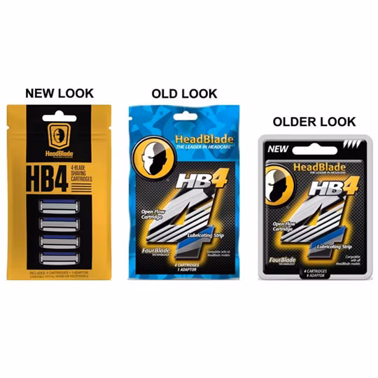 HeadBlade HB4 Blades 4-pack