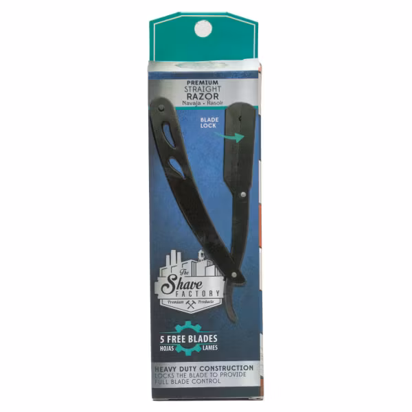 The Shave Factory Straight Razor Metal