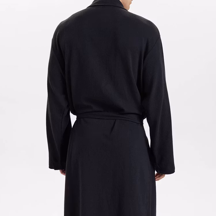 Resteröds Bathrobe Organic Cotton Black