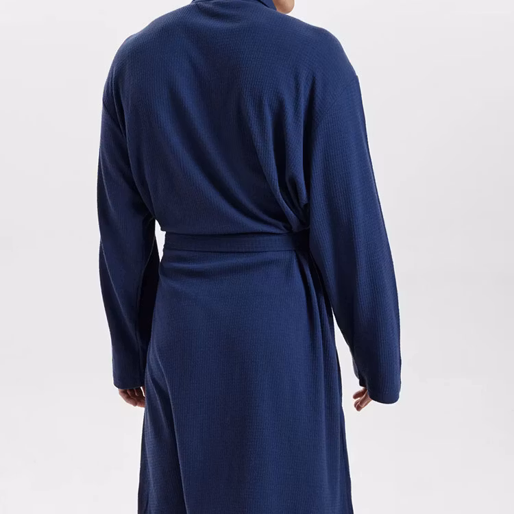 Resteröds Bathrobe Organic Cotton Navy