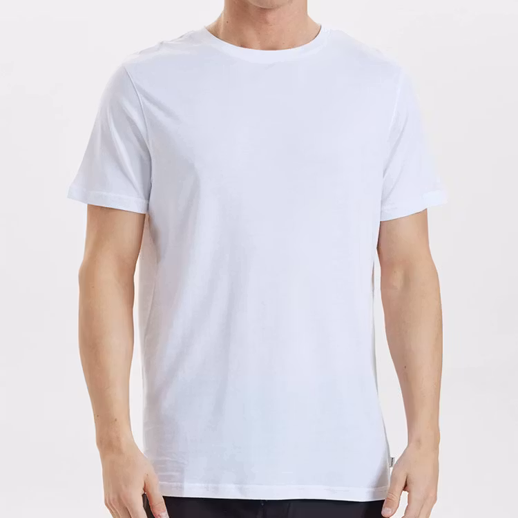 Resteröds R-Neck Tee Bamboo White