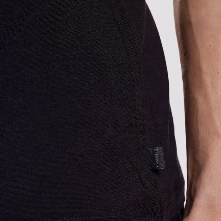 Resteröds R-Neck Tee Bamboo Black