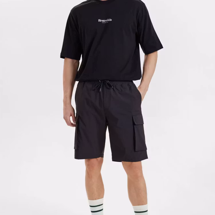 Resteröds Cargo Shorts Lightweight Black