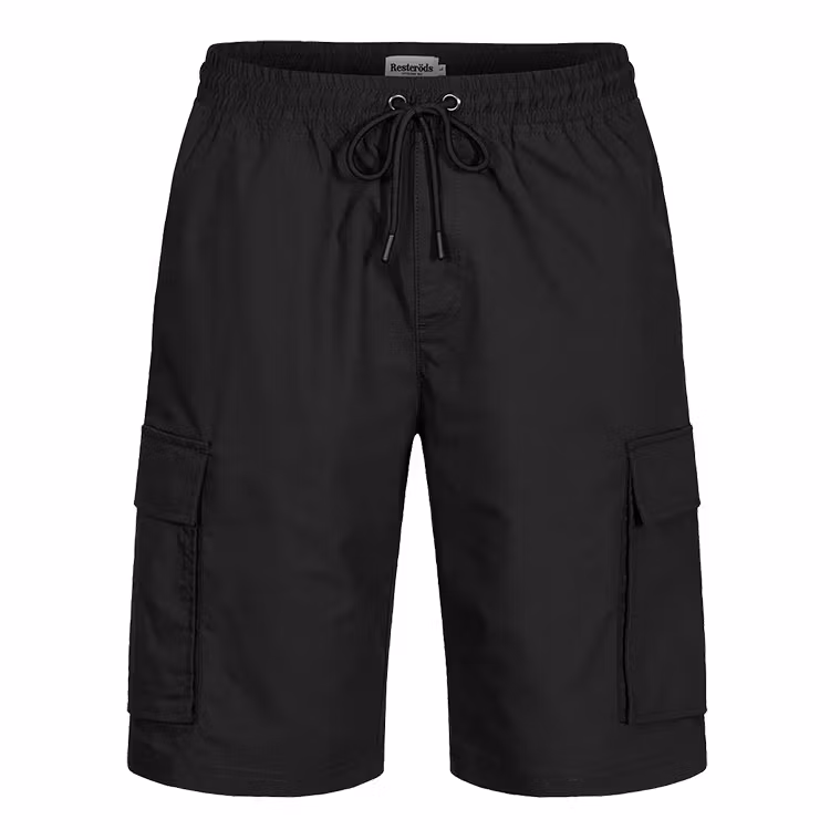 Resteröds Cargo Shorts Lightweight Black