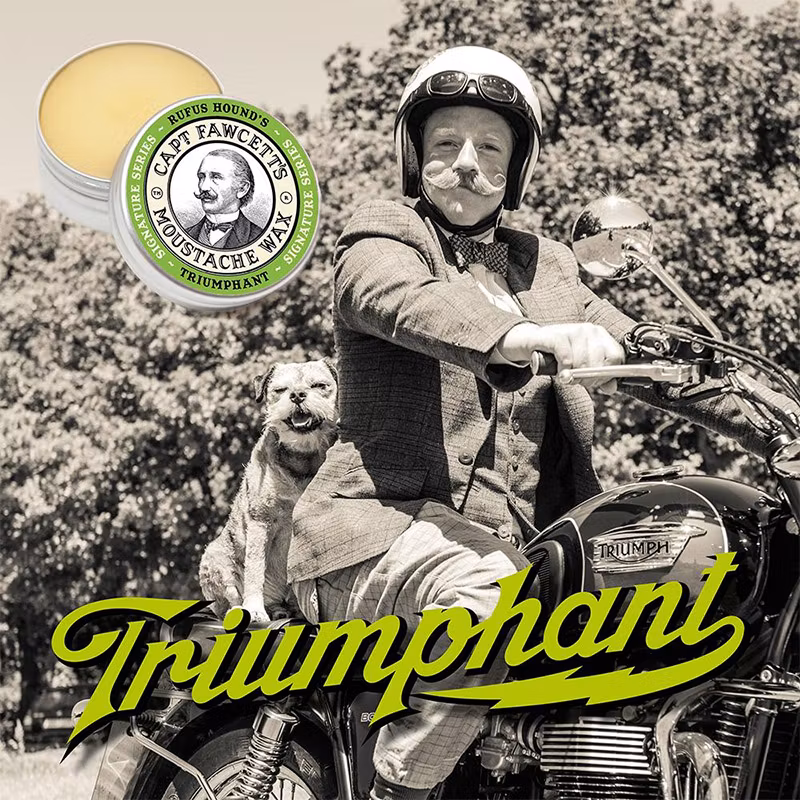 Captain Fawcett Rufus Hound's Triumphant Moustache Wax
