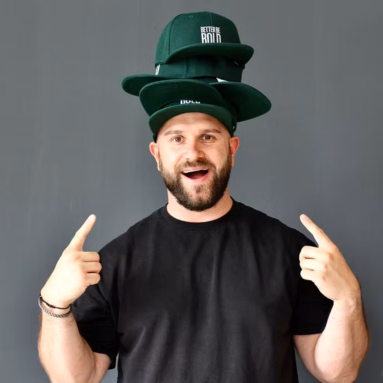 Better Be Bold Snapback Cap Green