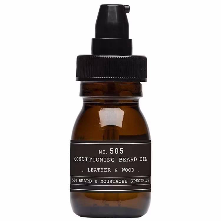 Depot No. 505 Beard Oil Leather & Wood
